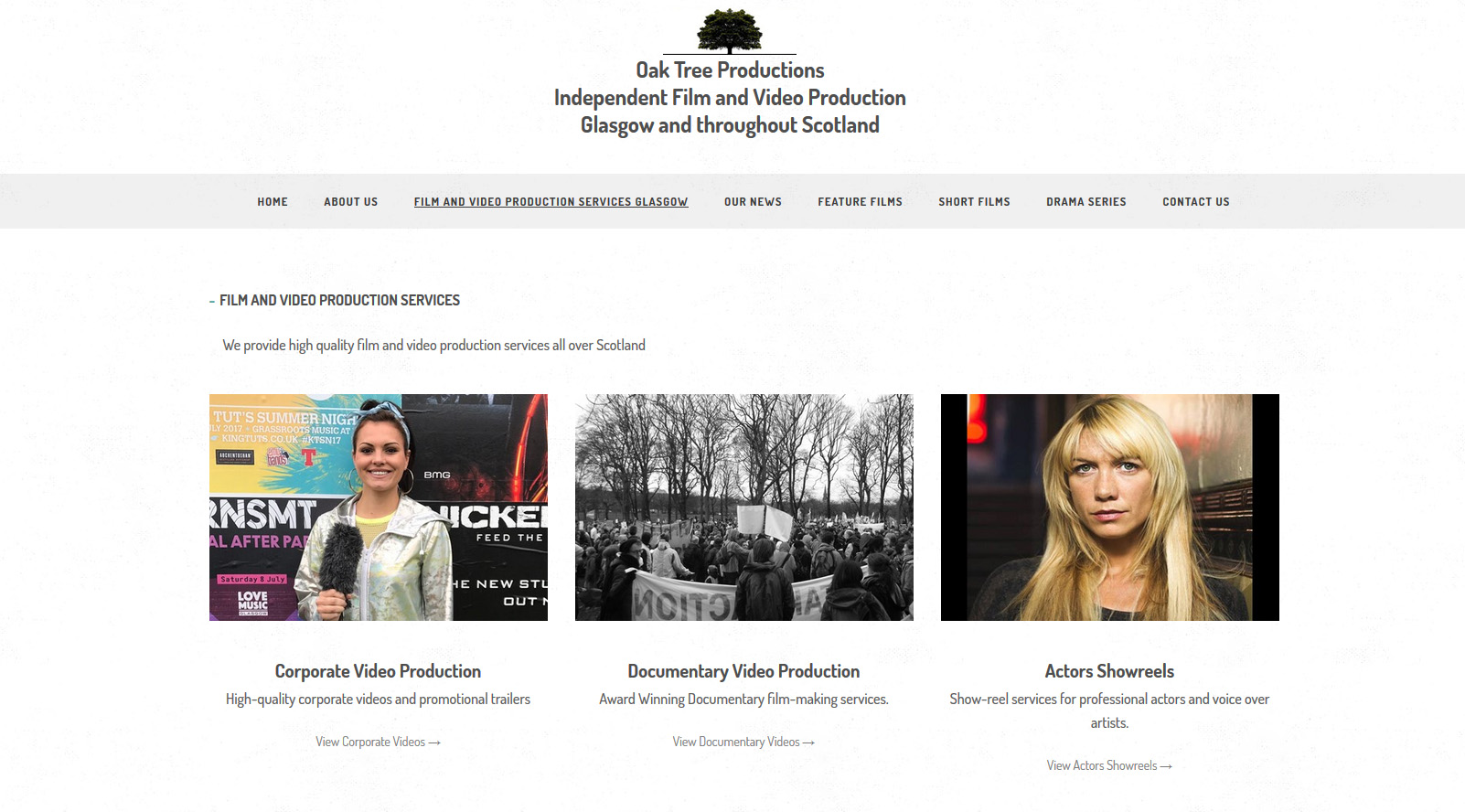 Oaktree Productions - Glasgow, East Kilbride