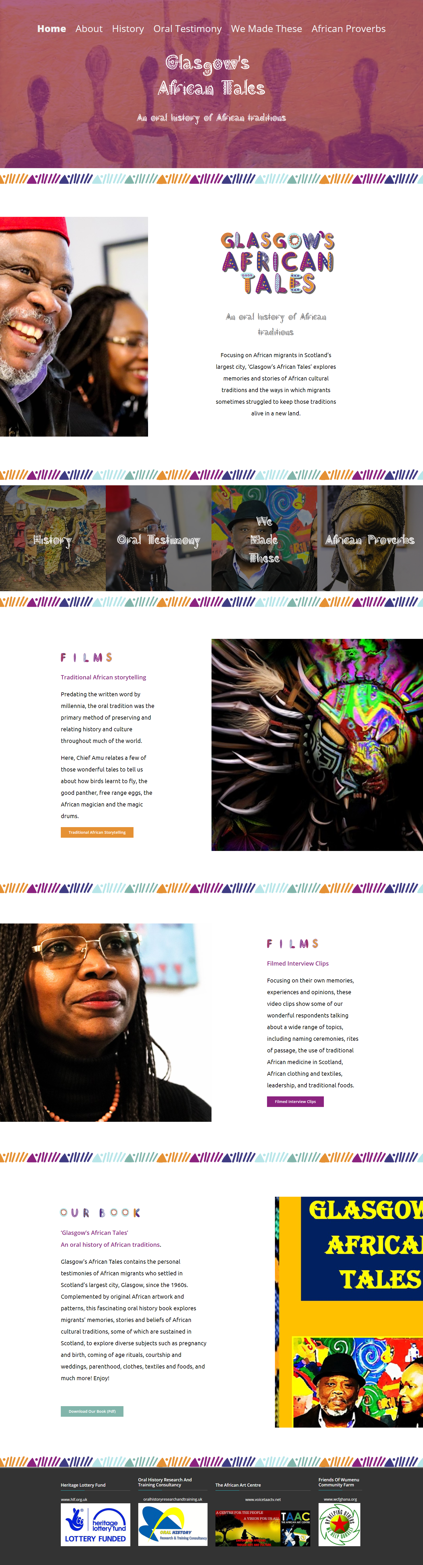 Glasgow's African Tales -  Website Launch